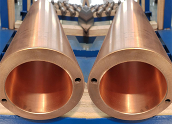 The whole cylinder is plated with copper-tin alloy